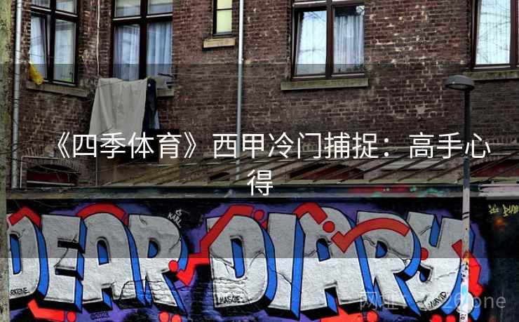 《四季体育》西甲冷门捕捉:高手心得  第1张 《四季体育》西甲冷门捕捉:高手心得  第1张