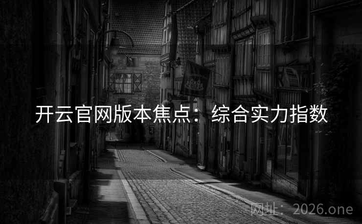 开云官网版本焦点:综合实力指数  第2张 开云官网版本焦点:综合实力指数  第2张