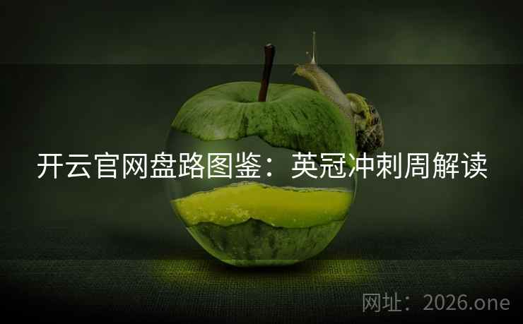 开云官网盘路图鉴:英冠冲刺周解读  第2张 开云官网盘路图鉴:英冠冲刺周解读  第2张