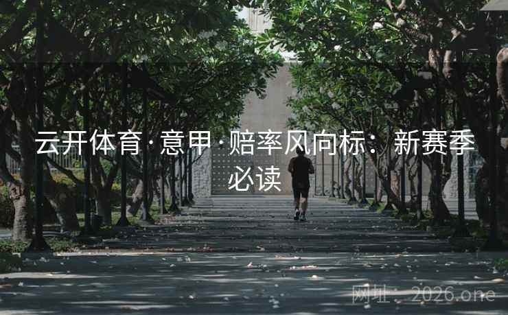 云开体育·意甲·赔率风向标:新赛季必读  第2张 云开体育·意甲·赔率风向标:新赛季必读  第2张