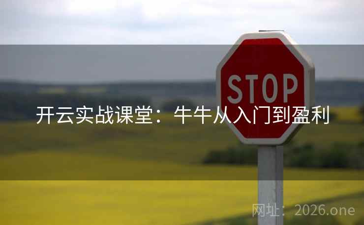 开云实战课堂:牛牛从入门到盈利  第1张 开云实战课堂:牛牛从入门到盈利  第1张